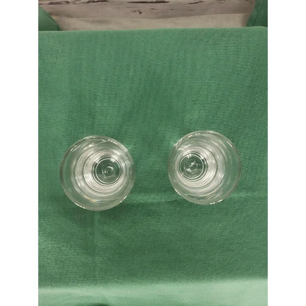 Classic Plain Shot Glasses Clear Shooters 1.5 ounce set of 2 ‎ 8F